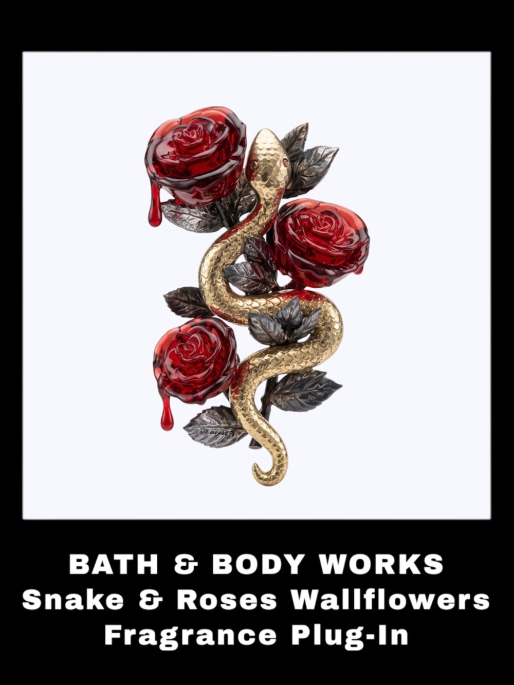 BATH & BODY WORKS Snake & Roses Wallflowers Fragrance Plug-In